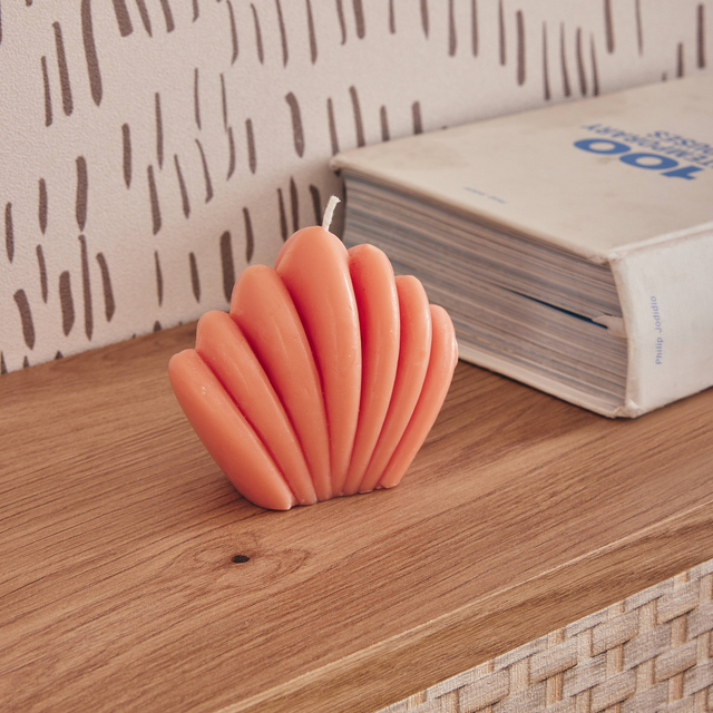 Elate & Co Bougie SHELL coloris rose