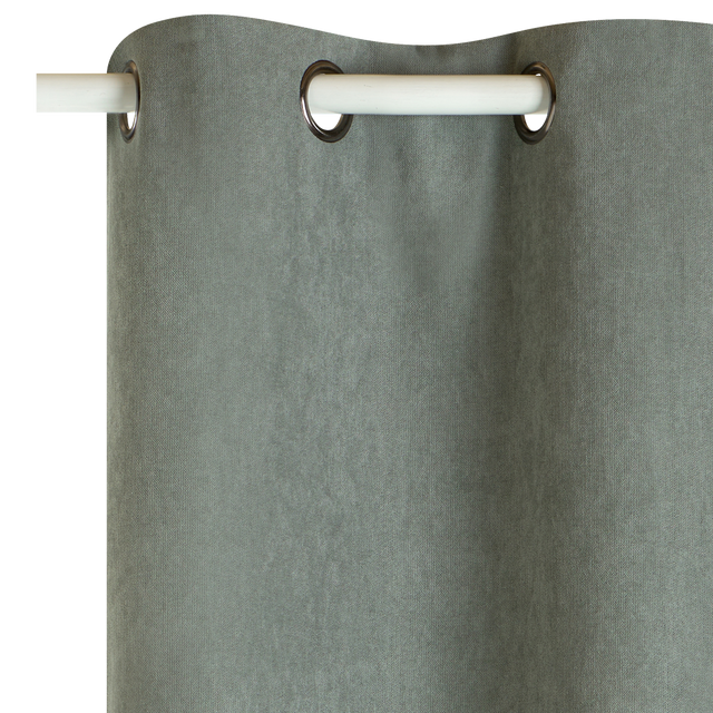 4MURS Rideau thermique KINLEY vert de gris 140 x 260 cm