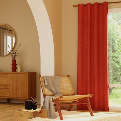 Rideau thermique Andrea Terracotta