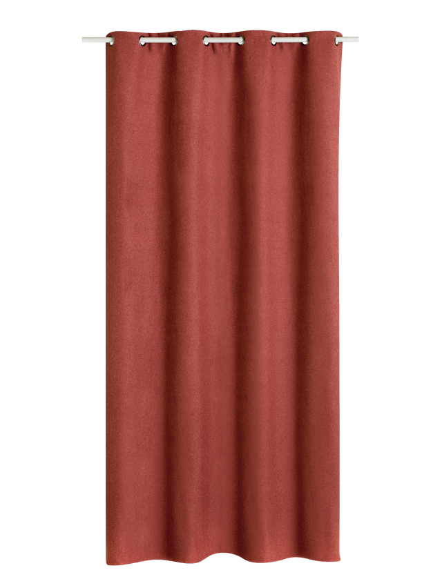 Rideau thermique ANDREA coloris terracotta 140 x 260 cm