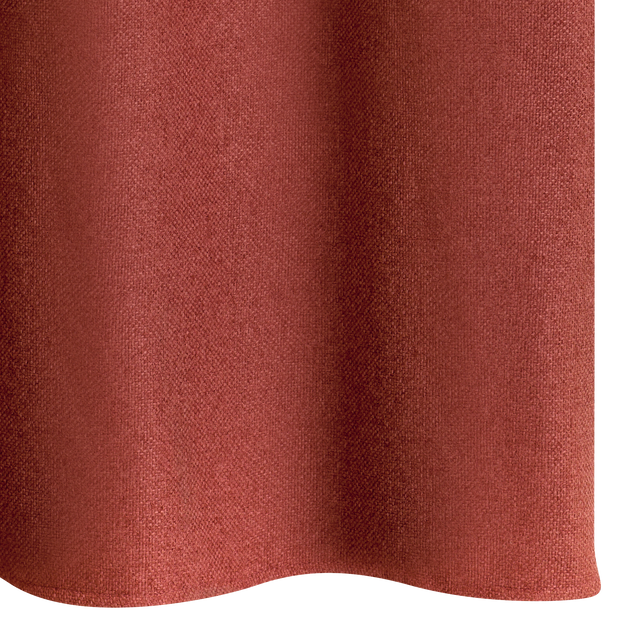 Rideau thermique ANDREA coloris terracotta 140 x 260 cm