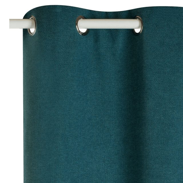 4MURS Rideau thermique KODI coloris bleu paon 140 x 260 cm
