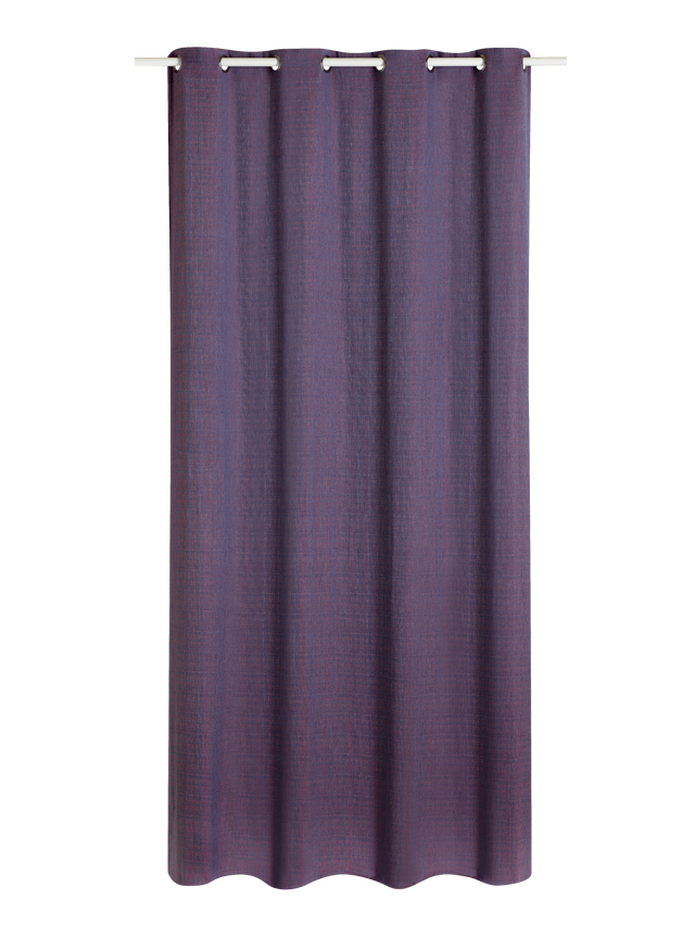 Rideau DAVILIEN coloris bleu rougi 140 x 260 cm