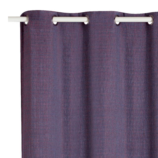 Rideau DAVILIEN coloris bleu rougi 140 x 260 cm