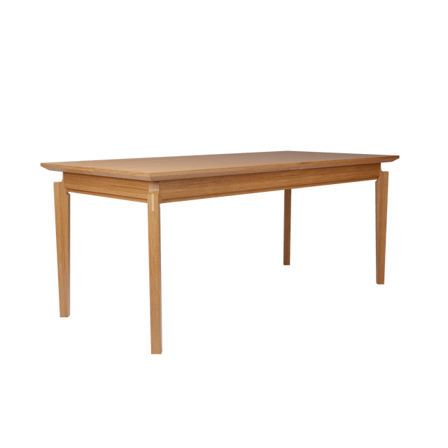 4MURS Table de salle à manger FIGARI chêne clair 150 x 85 cm