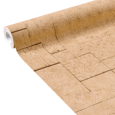 4MURS Papier peint intissé Assah Terracotta