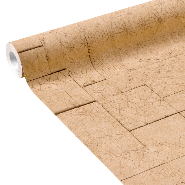 4MURS Papier peint intissé ASSAH coloris terracotta