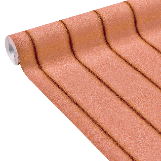 4MURS Papier peint intissé FLOYD coloris terracotta