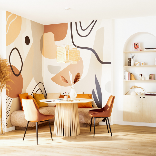 Table de salle à manger CHRISTO coloris chêne