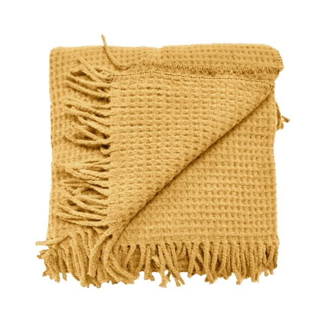 Plaid SELIA coloris jaune