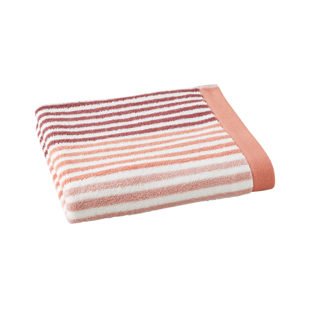 Serviette éponge LUIZA coloris bordeaux 50 x 100 cm