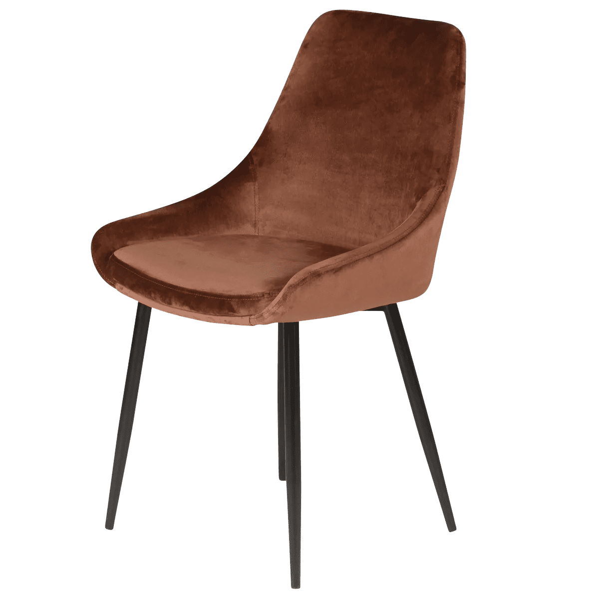 ZAGO Chaise Zelie Marron 1 place