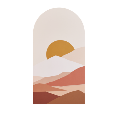 4MURS Toile imprimée Sunrise Multicolore