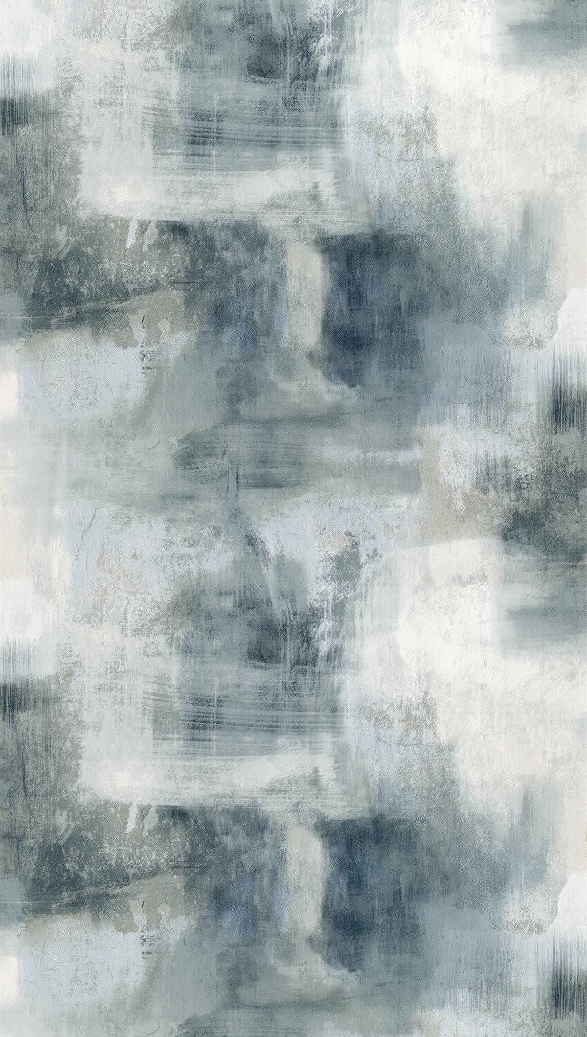 Papier peint intissé Claptown Gris béton bleuté