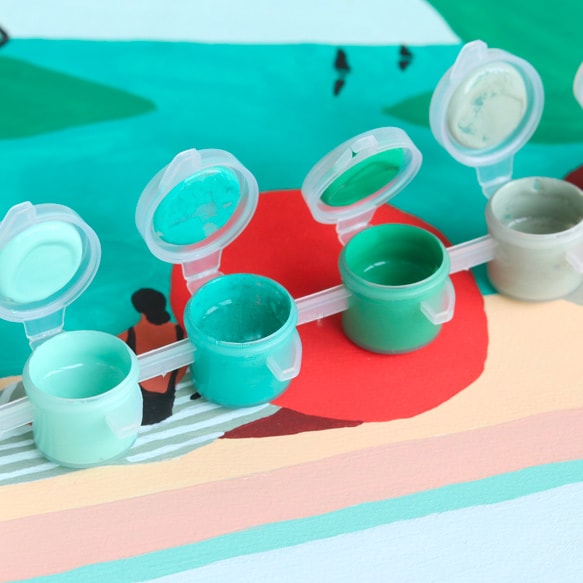 La Petite Epicerie Peinture par numéros ST BARTHELEMY