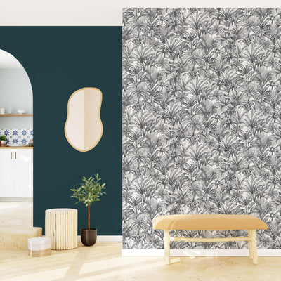 Papier peint intissé Jebha Anthracite