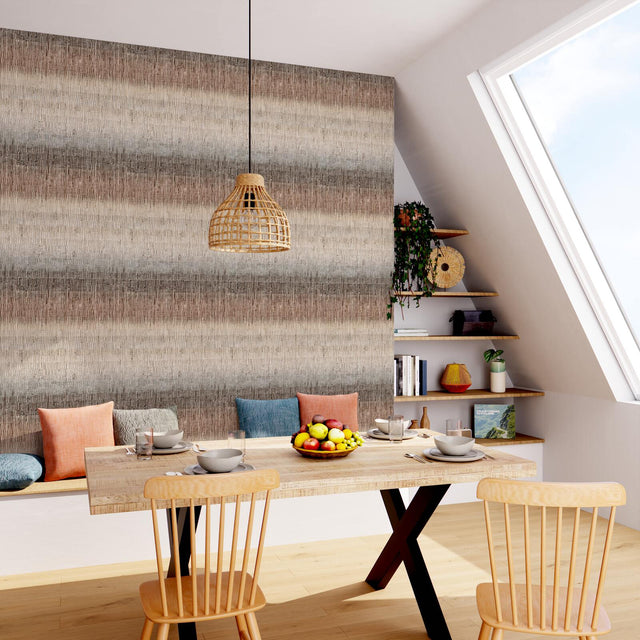 4MURS Papier peint intissé BAI SAO coloris havane