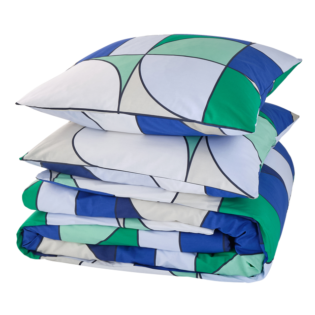 Parure de lit en toile de coton EXTENDED multicolore 240 x 220 cm