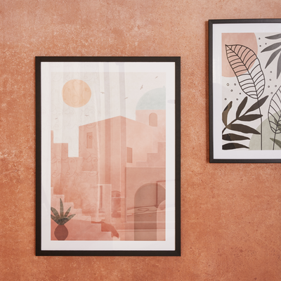 4MURS Tableau Riad Terracotta