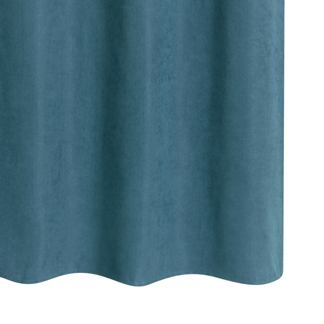 Rideau MOODY coloris bleu mineral 140 x 260 cm