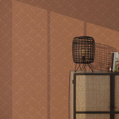 4MURS Papier peint intissé Mahdi Terracotta