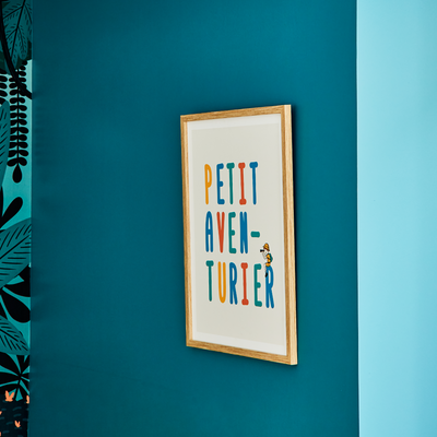 4MURS Tableau Petit aventurier Multicolore