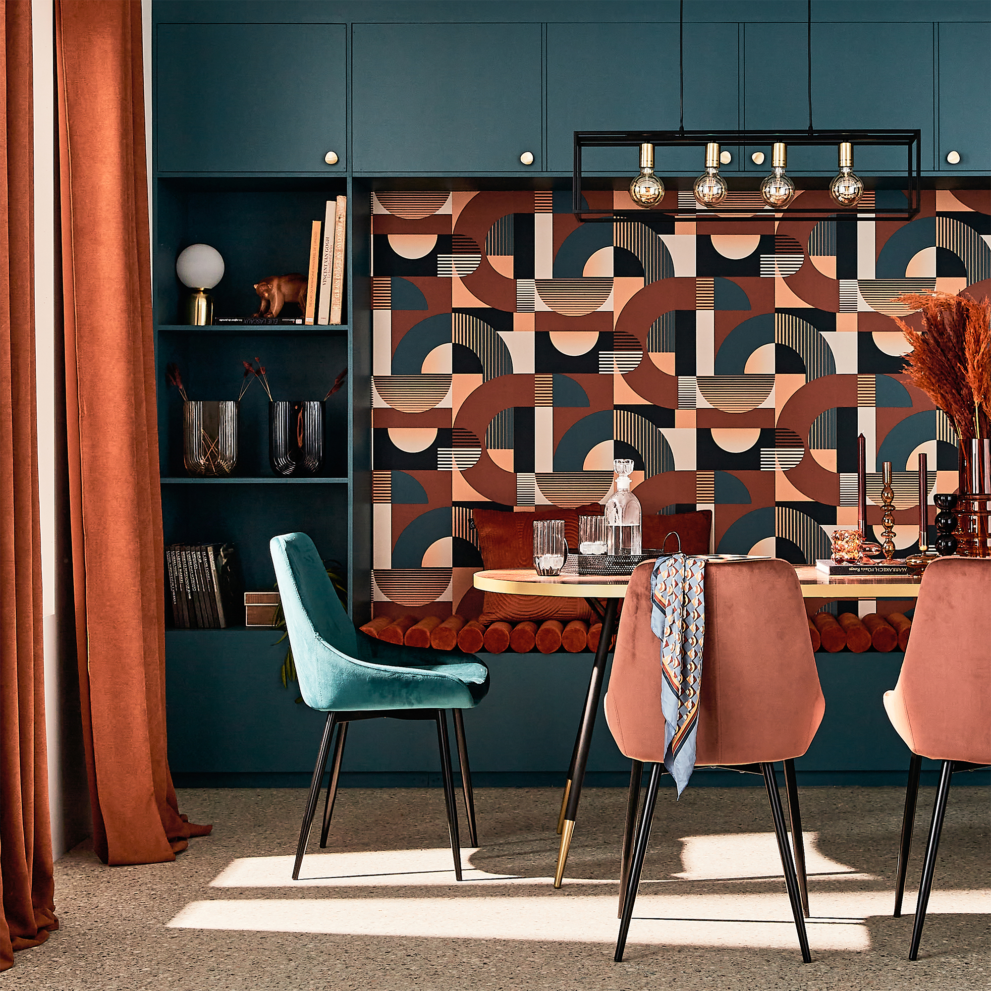 4MURS Papier peint intissé Iggy Multicolore