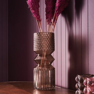 Vase Trio degrade rose Rose