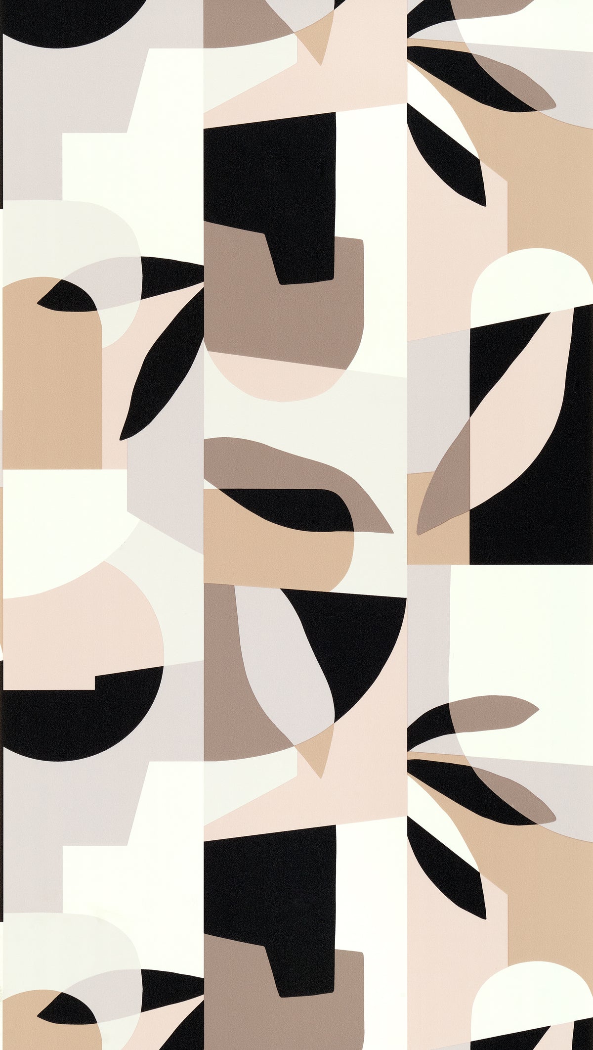 4MURS Papier peint intissé Benka Multicolore