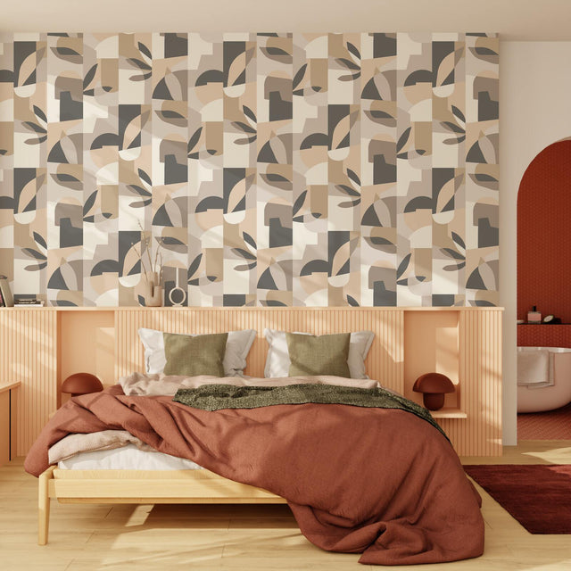 4MURS Papier peint intissé BENKA coloris multicolore