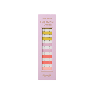 Jeu de société en bois Tumbling tower Rose