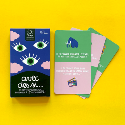 MINUS Jeu de discussion Avec des si... Bleu