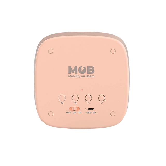 Réveil MOB BILLY CLOCK VEILLEUSE LAPIN rose hauteur 15 cm