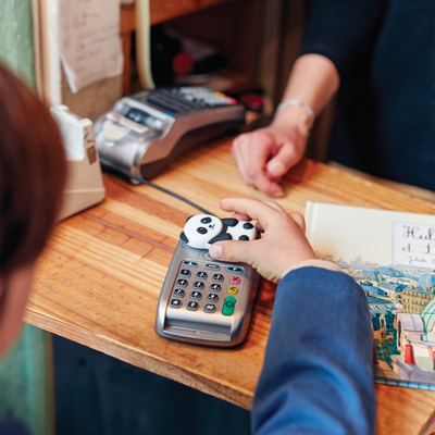 MONEY WALKIE Objet connecté Money walkie panda Blanc