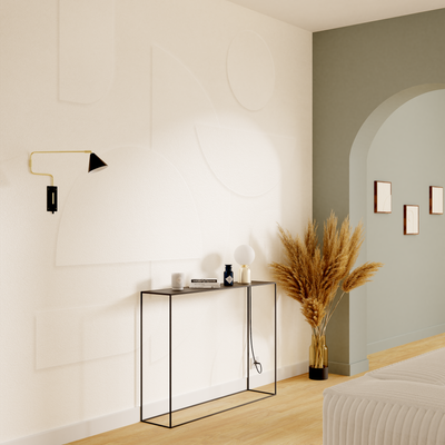 4MURS Papier peint panoramique XL Fresque 3d Blanc Mat