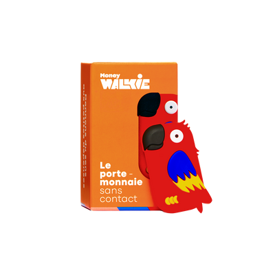MONEY WALKIE Objet connecté Money walkie perroquet Rouge