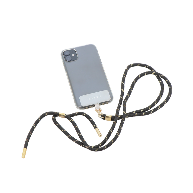 CASYX Cordon de téléphone UNIVERSEL PRECIEUX coloris noir