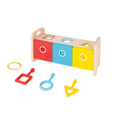 JANOD Jeu éducatif La boite a clefs Multicolore