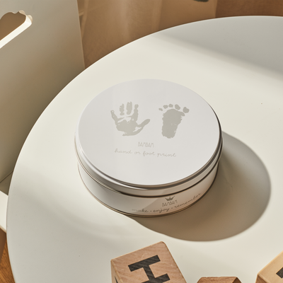 BAMBAM Coffret naissance Empreintes Gris
