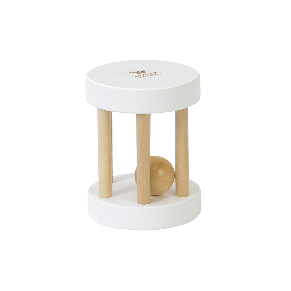 BAMBAM Hochet Bam Beige, blanc