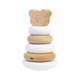 BAMBAM Jeu éducatif Empileur bancal ours Beige, blanc