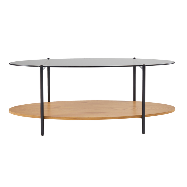 4MURS Table basse NASH coloris noir 109 x 42 cm