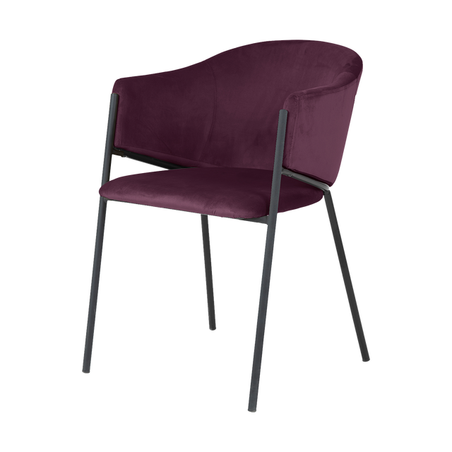 4MURS Fauteuil CYRUS coloris bordeaux