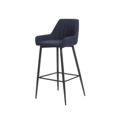 4MURS Tabouret de plan de travail Cassia Bleu
