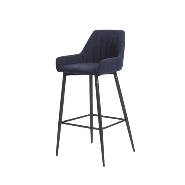 4MURS Tabouret de plan de travail CASSIA coloris bleu