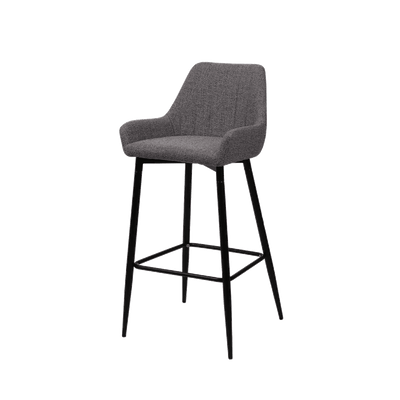 4MURS Tabouret de plan de travail Cassia Gris chiné
