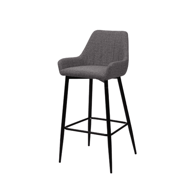 4MURS Tabouret de plan de travail CASSIA coloris gris chiné