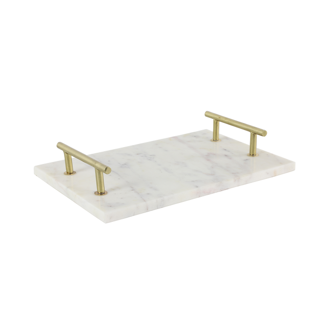 Plateau MONDRAY coloris blanc