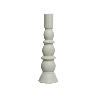 Bougeoir Glaze Blanc cassé