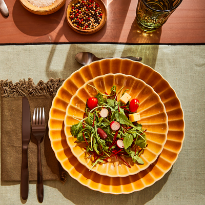 Assiette Sunny Ocre